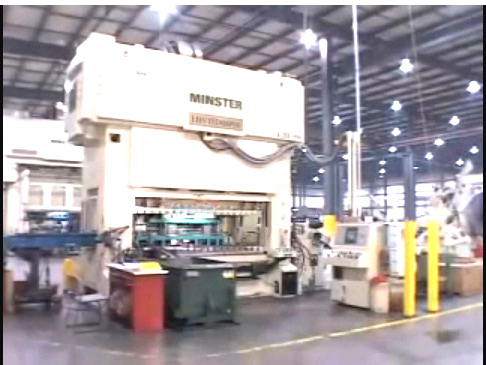 Ferramentas usando prensas MINSTER de até 1200 toneladas