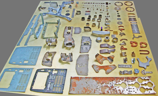 Estampos progressivos tipo corte fino ou bloco suiço - chapas grossas