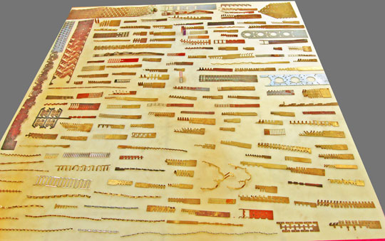 Estampos progressivos para prensa rápida - peças e terminais elétricos, latão e cobre